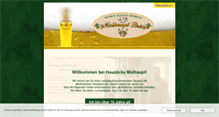 Desktop Screenshot of hausbraeu-muelhaupt.de